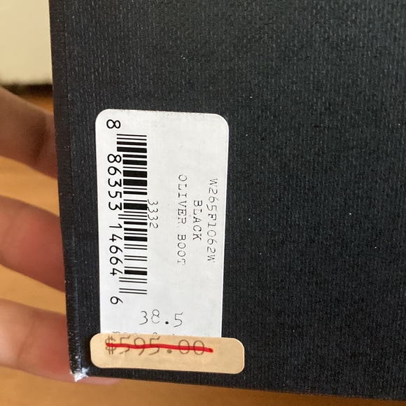 Women's Rag & Bone moto Oliver Boot size eu 38.5 us 8.5 black - Picture 5 of 11